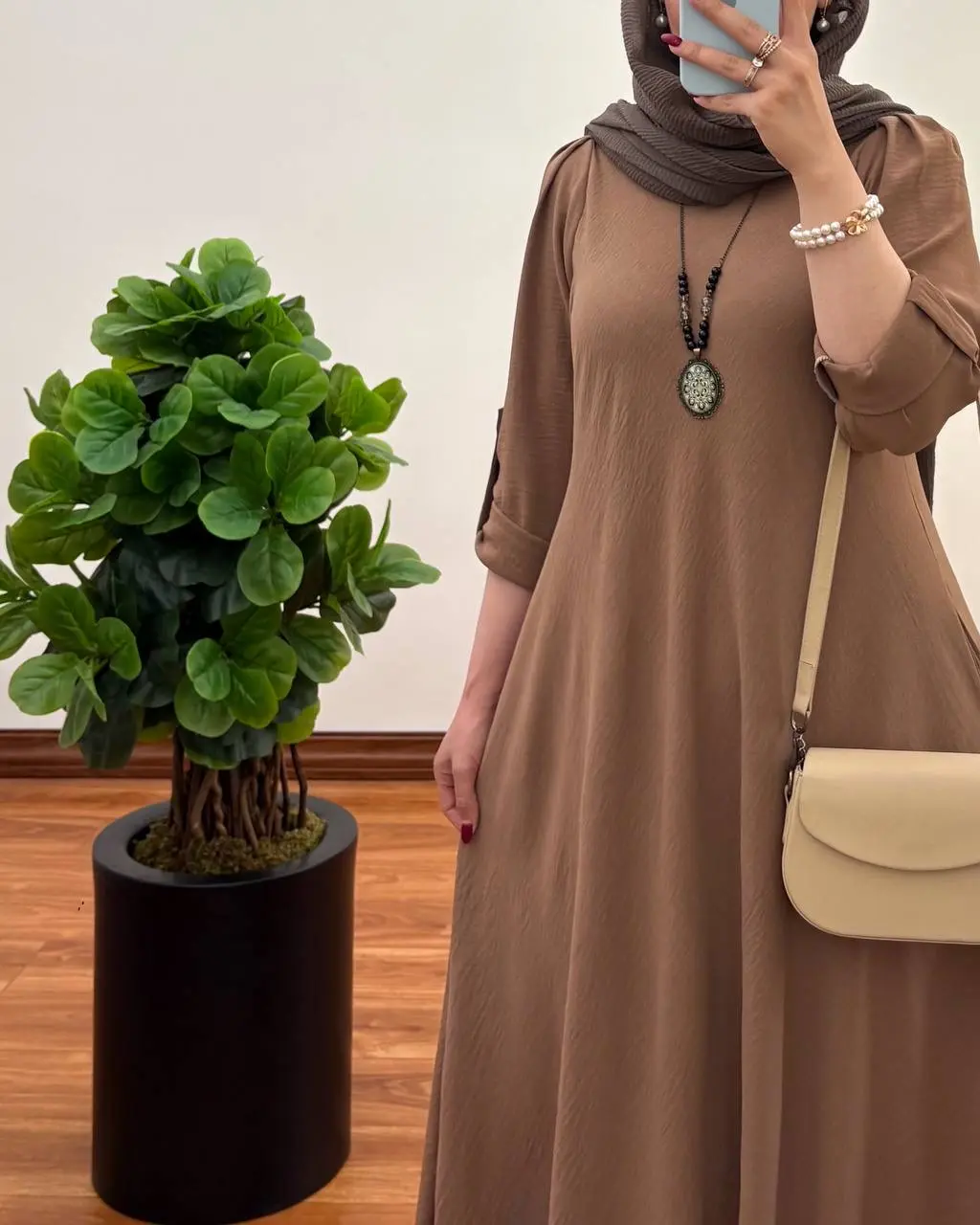 پیراهن مانتویی ایتالیایی نوردخت ۴